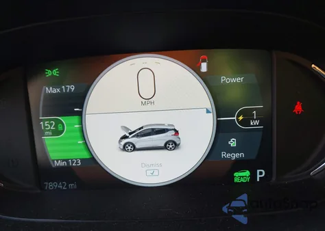 2017 Chevrolet Bolt Ev Premier z USA, uszkodzony, nr VIN 1G1FX6S0XH4124957